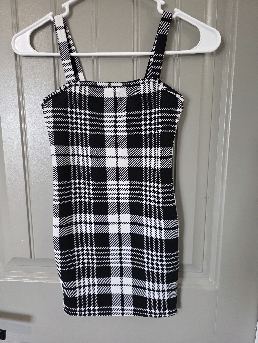 Shein Girls Size 8 Plaid Dress Black And White 5 For $10